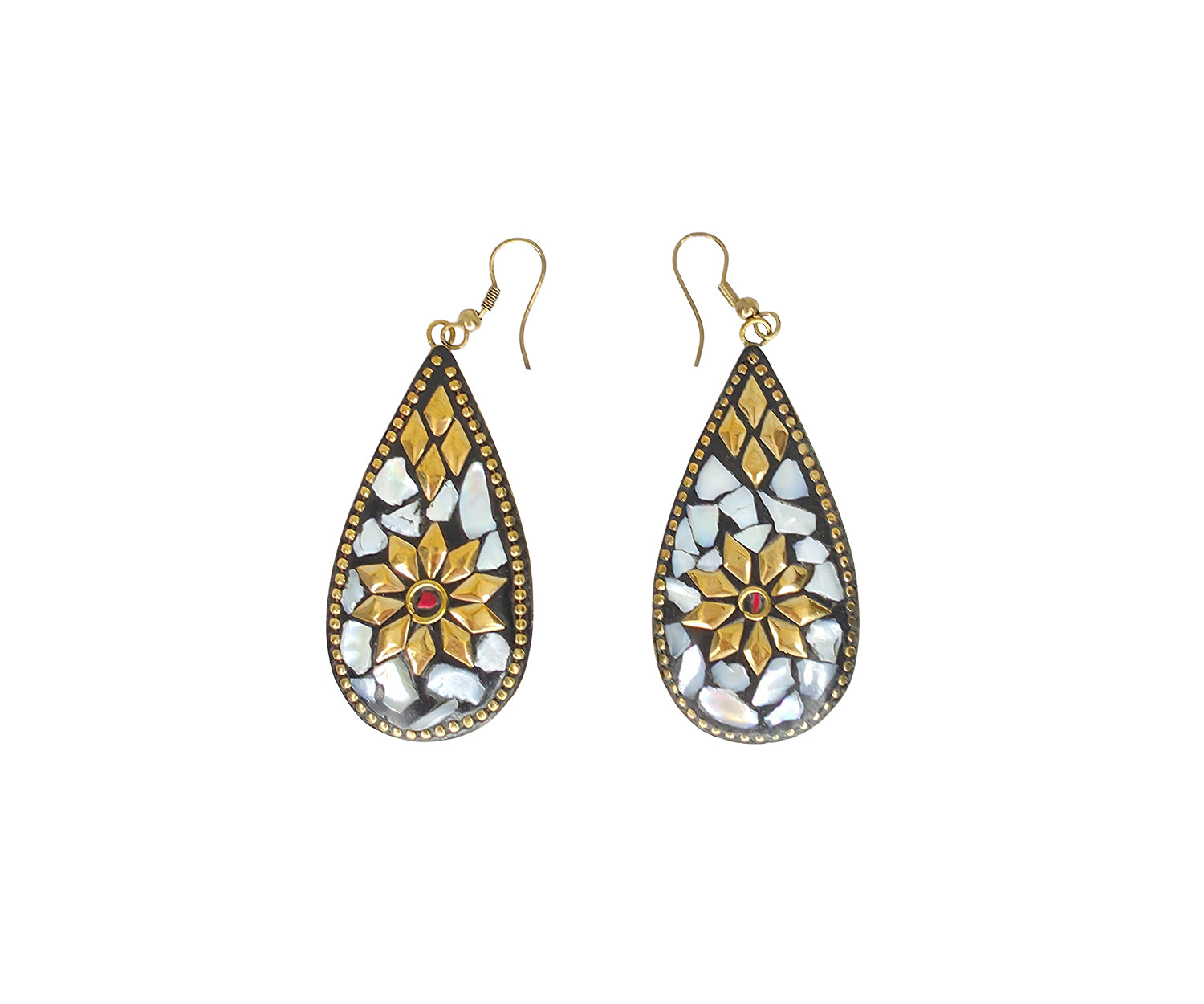Aurora Bloom Teardrop Earrings